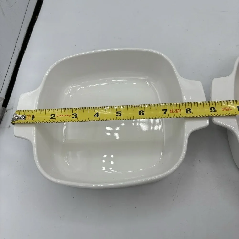 Vintage Corning Ware A-1-B Casserole Dish 1 Quart Spice Of Life L'Echalote Lot 2